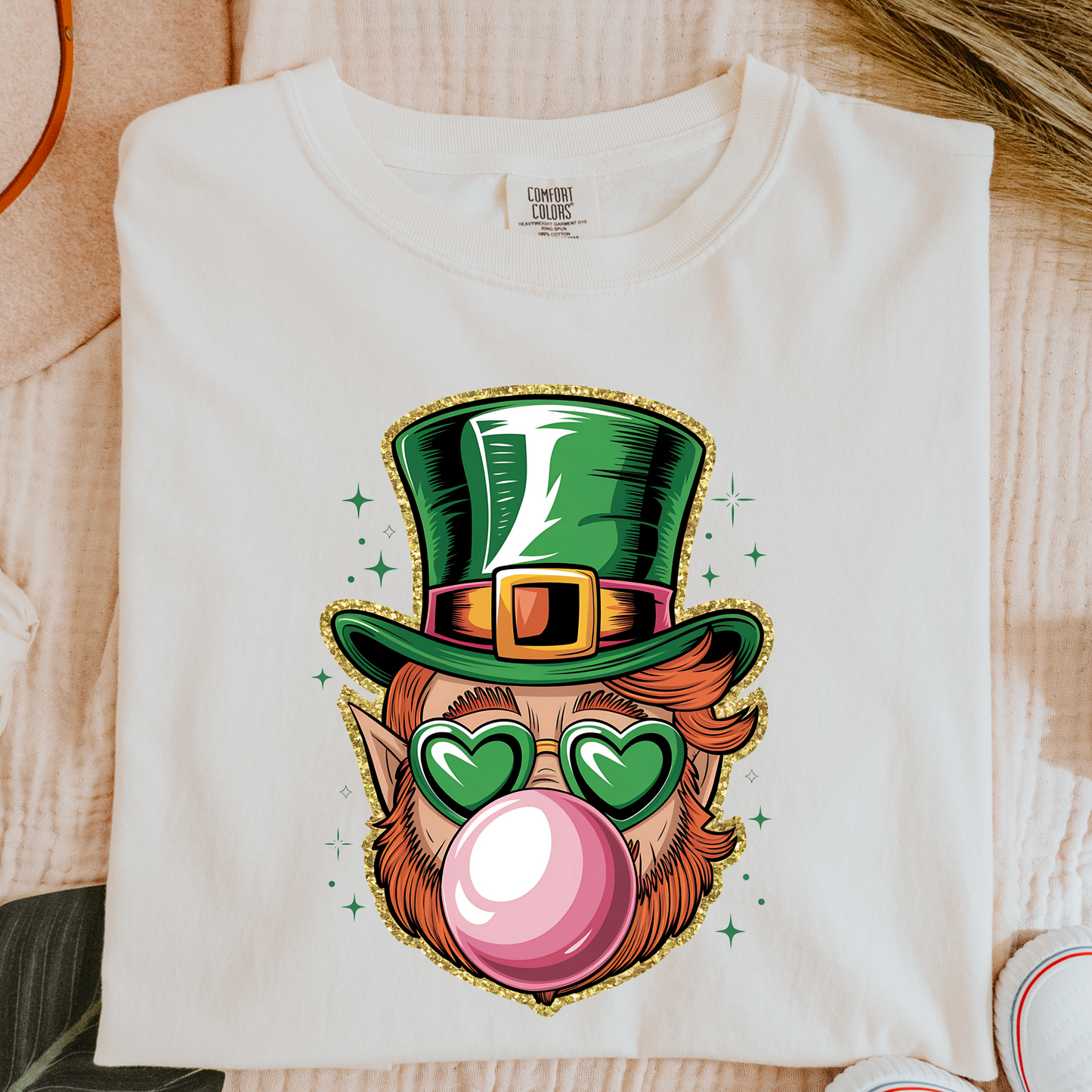 Bubblegum Leprechaun Comfort Colors Tee