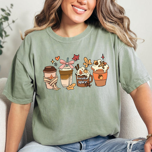 Fall Coffee Comfort Colors Tee