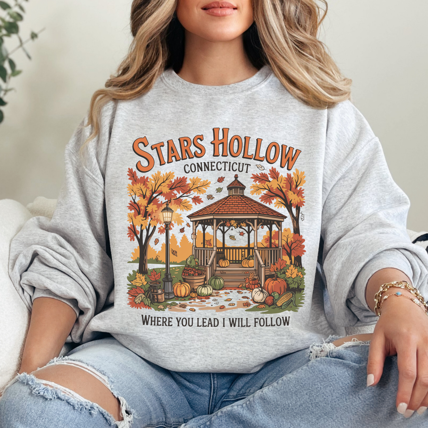 Stars Hollow Fall Comfort Colors Crewneck