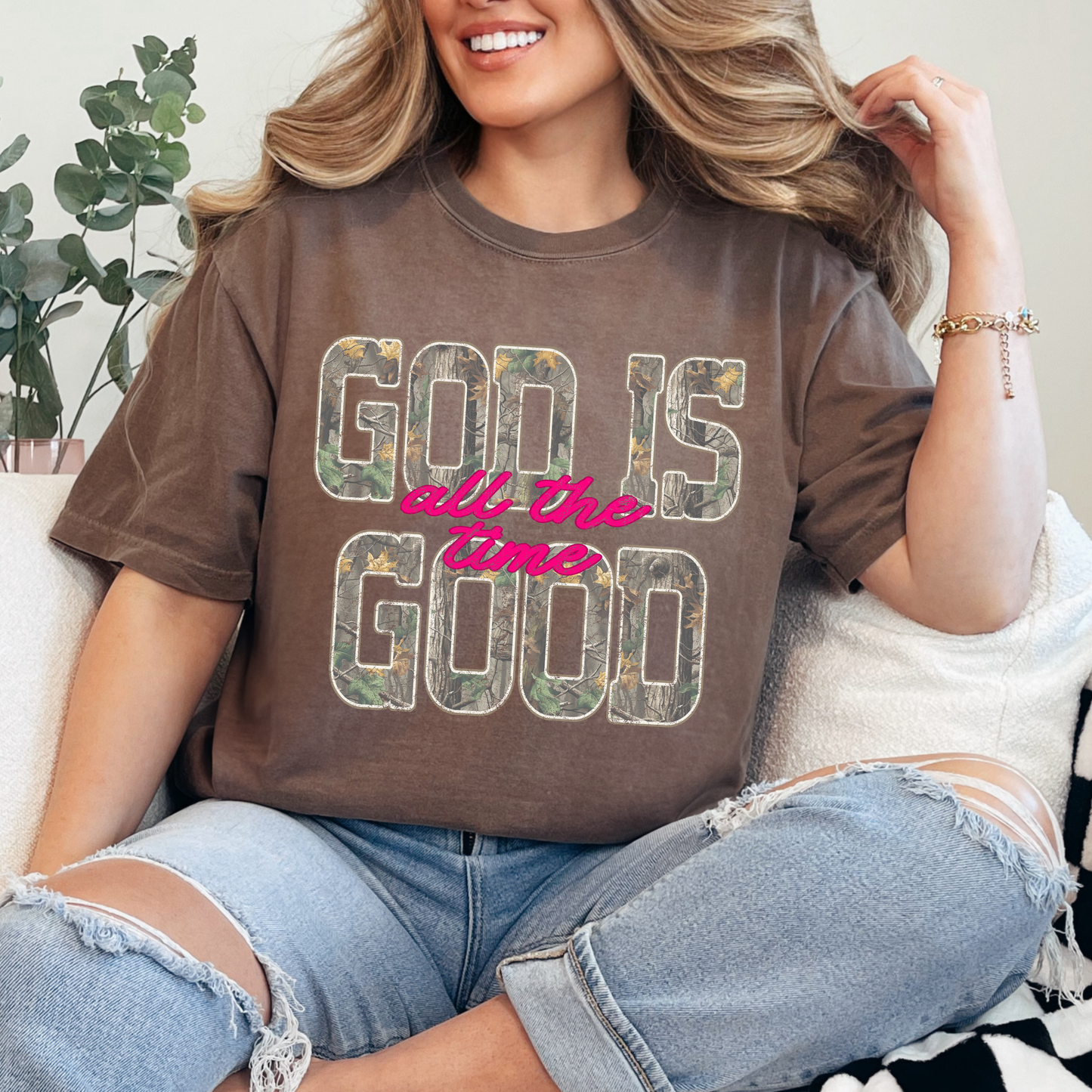 God is Good Comfort Colors Tee