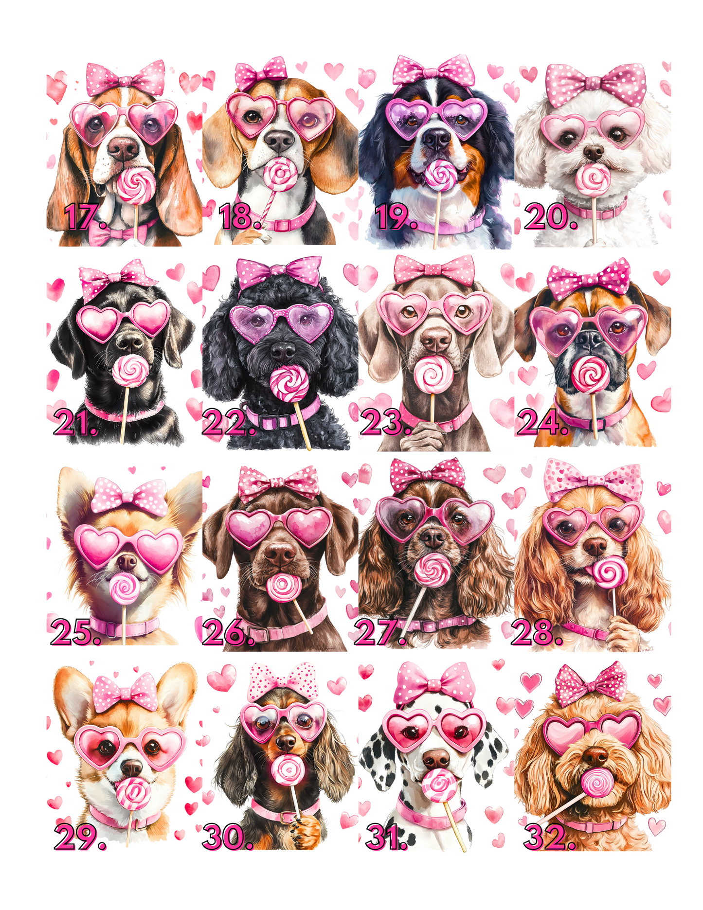 Choose Your Breed Valentine's Dog Comfort Colors Tee