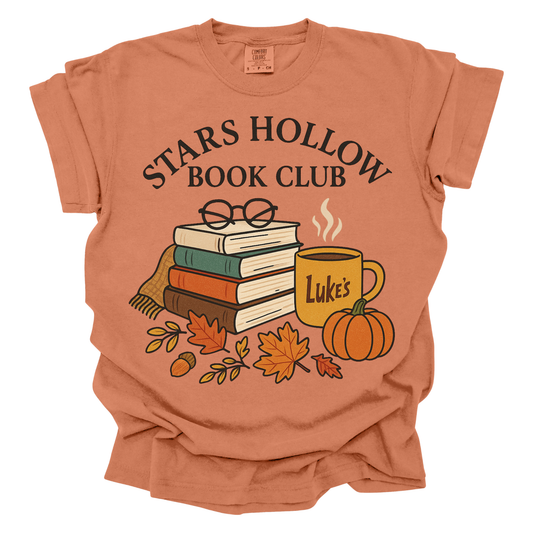 Stars Hollow Book Club Comfort Colors Tee