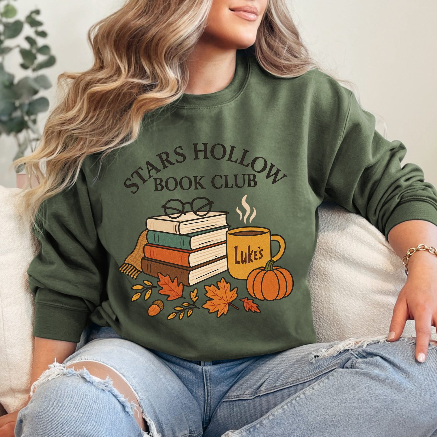 Stars Hollow Book Club Crewneck