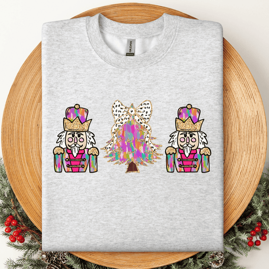 Watercolor Nutcracker Crewneck