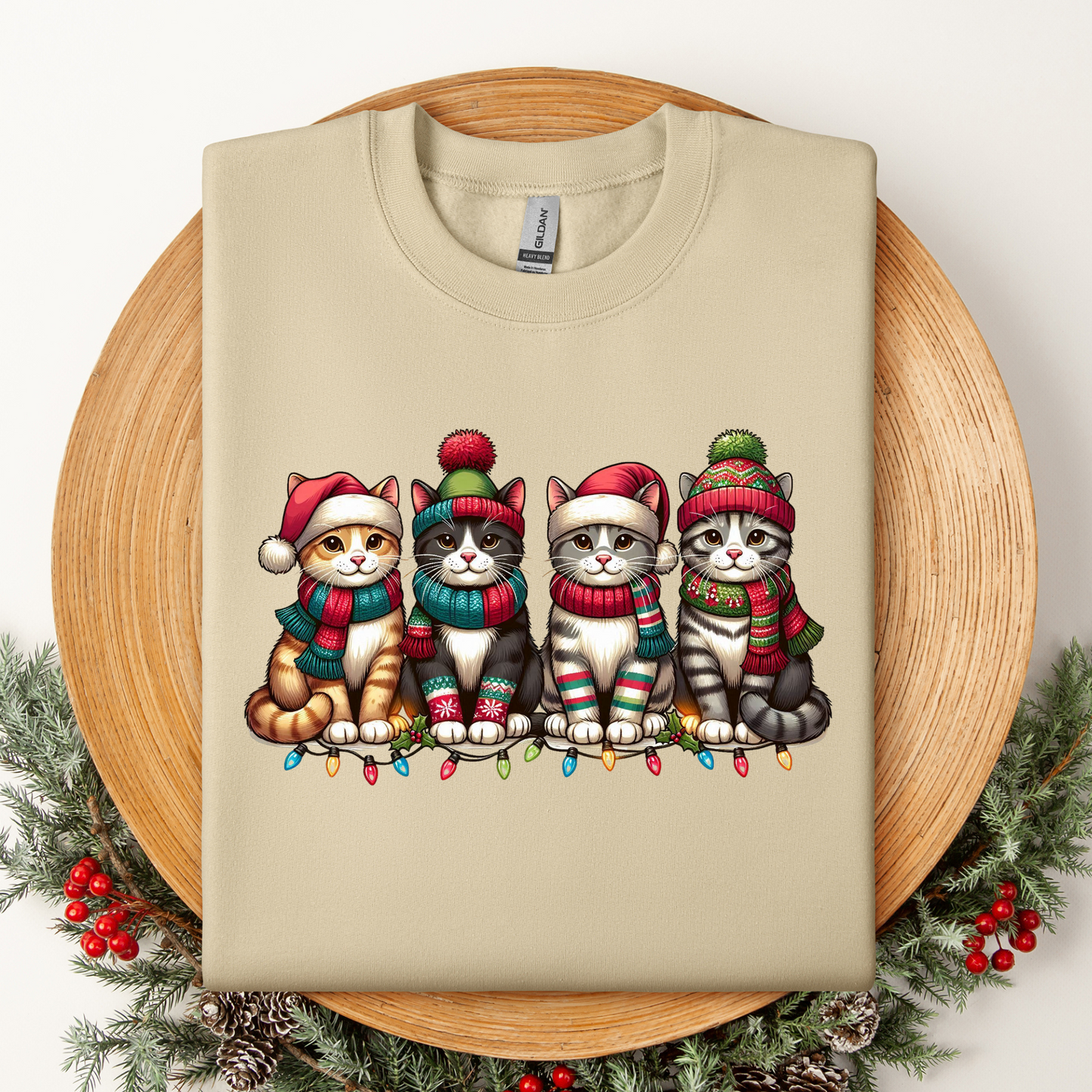 Christmas Cats Crewneck