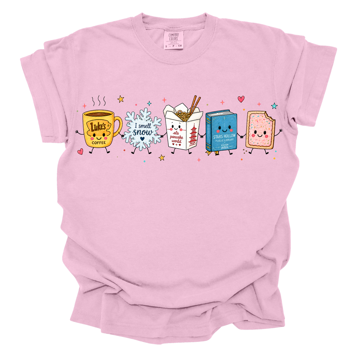 Gilmore Girls Cutie Icons Comfort Colors Tee