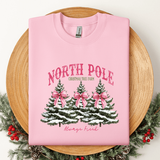 North Pole Trees Crewneck