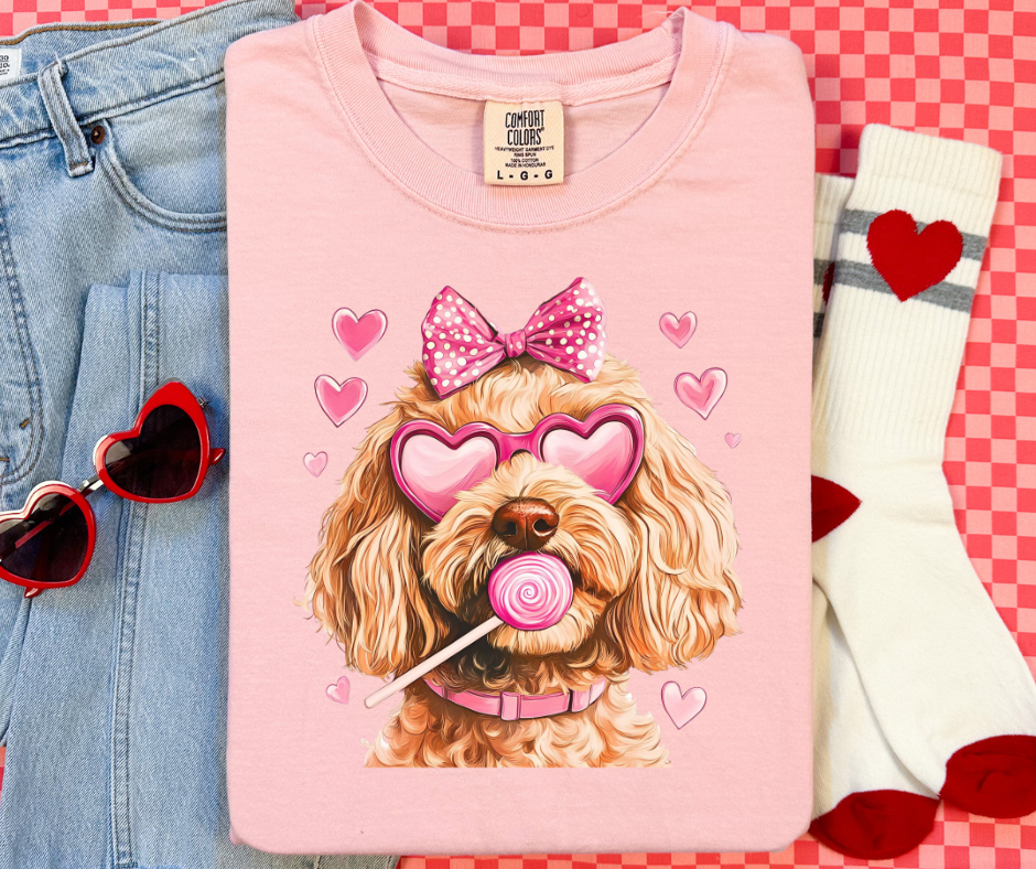 Choose Your Breed Valentine's Dog Comfort Colors Tee