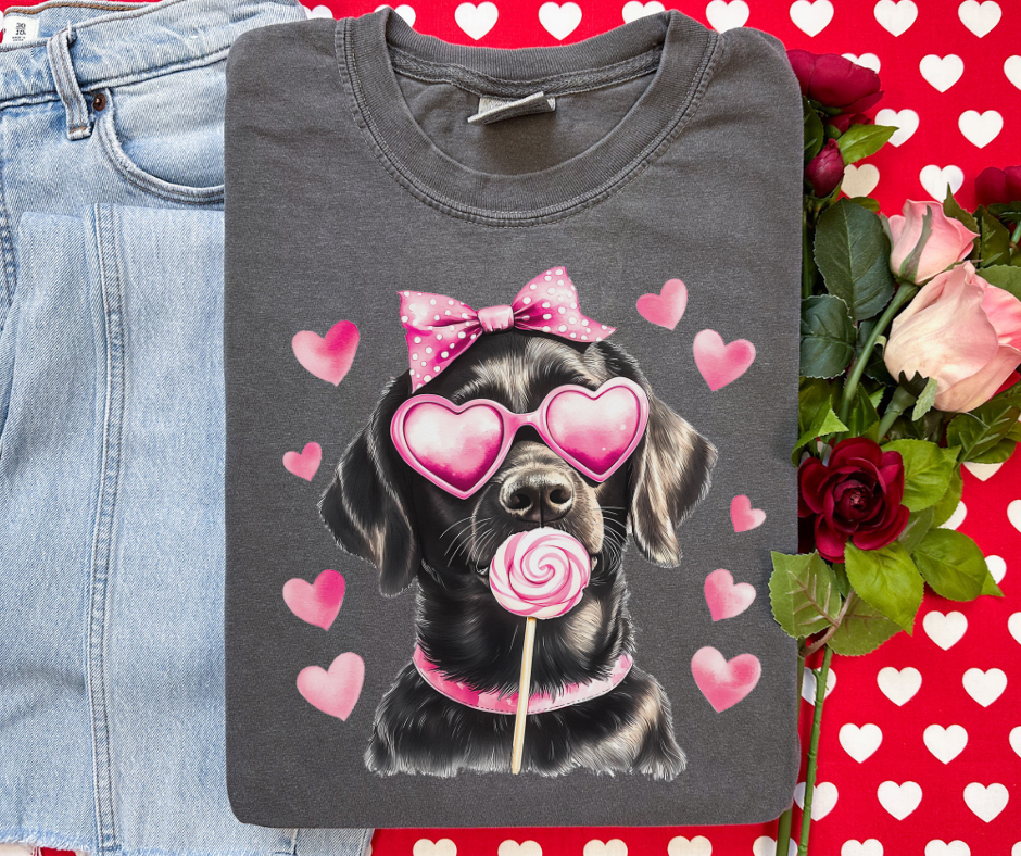 Choose Your Breed Valentine's Dog Comfort Colors Tee