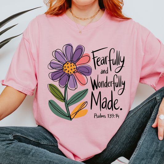 Wonderfully Made  Comfort Colors Tee