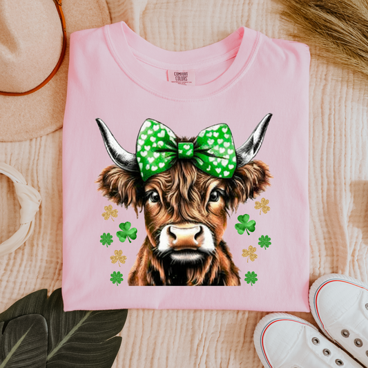 St. Patty's Cow Comfort Colors Tee