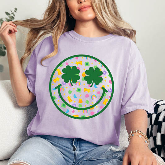 Shamrock Smile Comfort Colors Tee