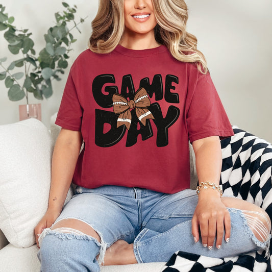 Football Game Day Comfort Colors Tee