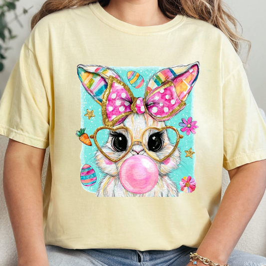 Bubblegum Bunny Comfort Colors Tee