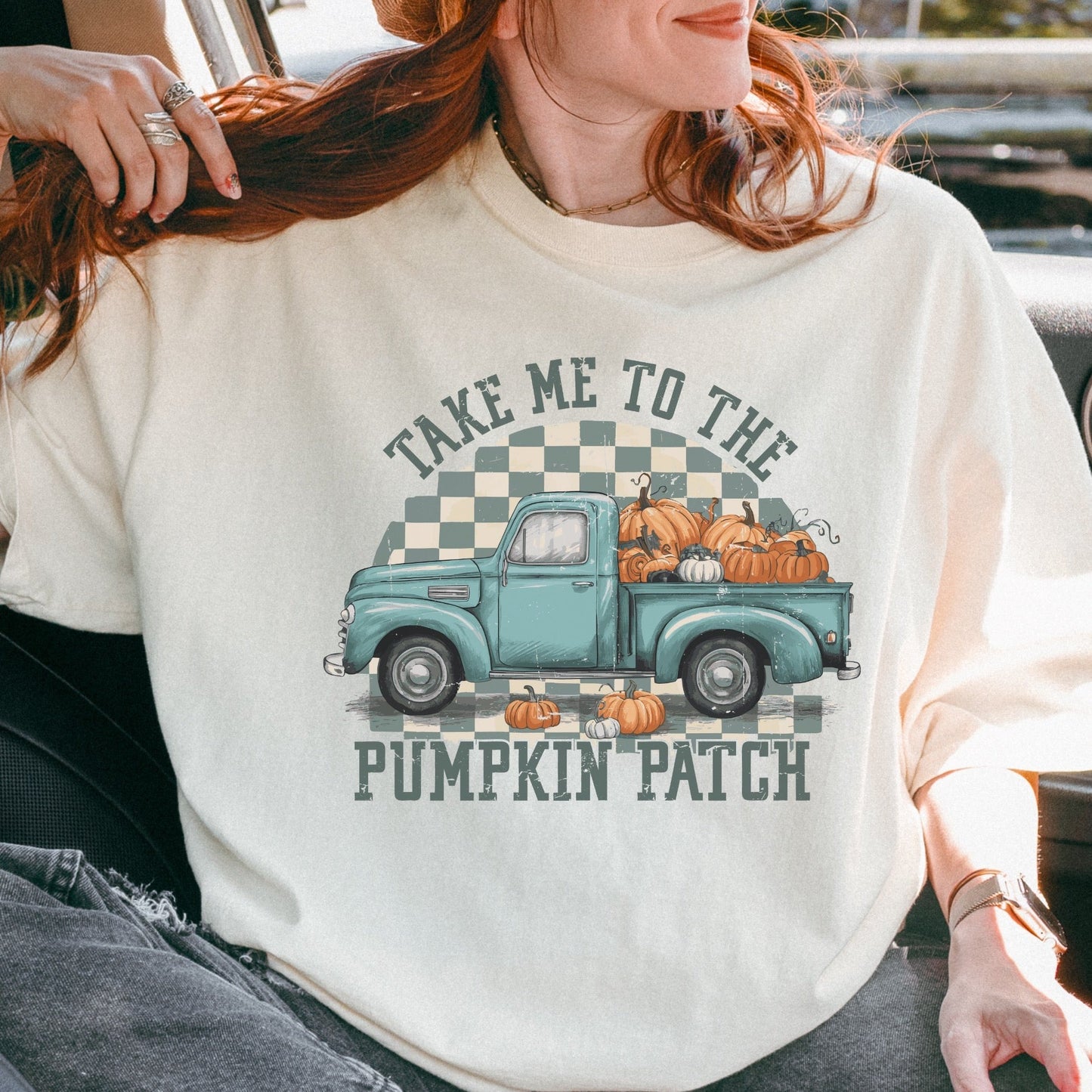 Take Me to the Pumpkin Patch Comfort Colors Tee