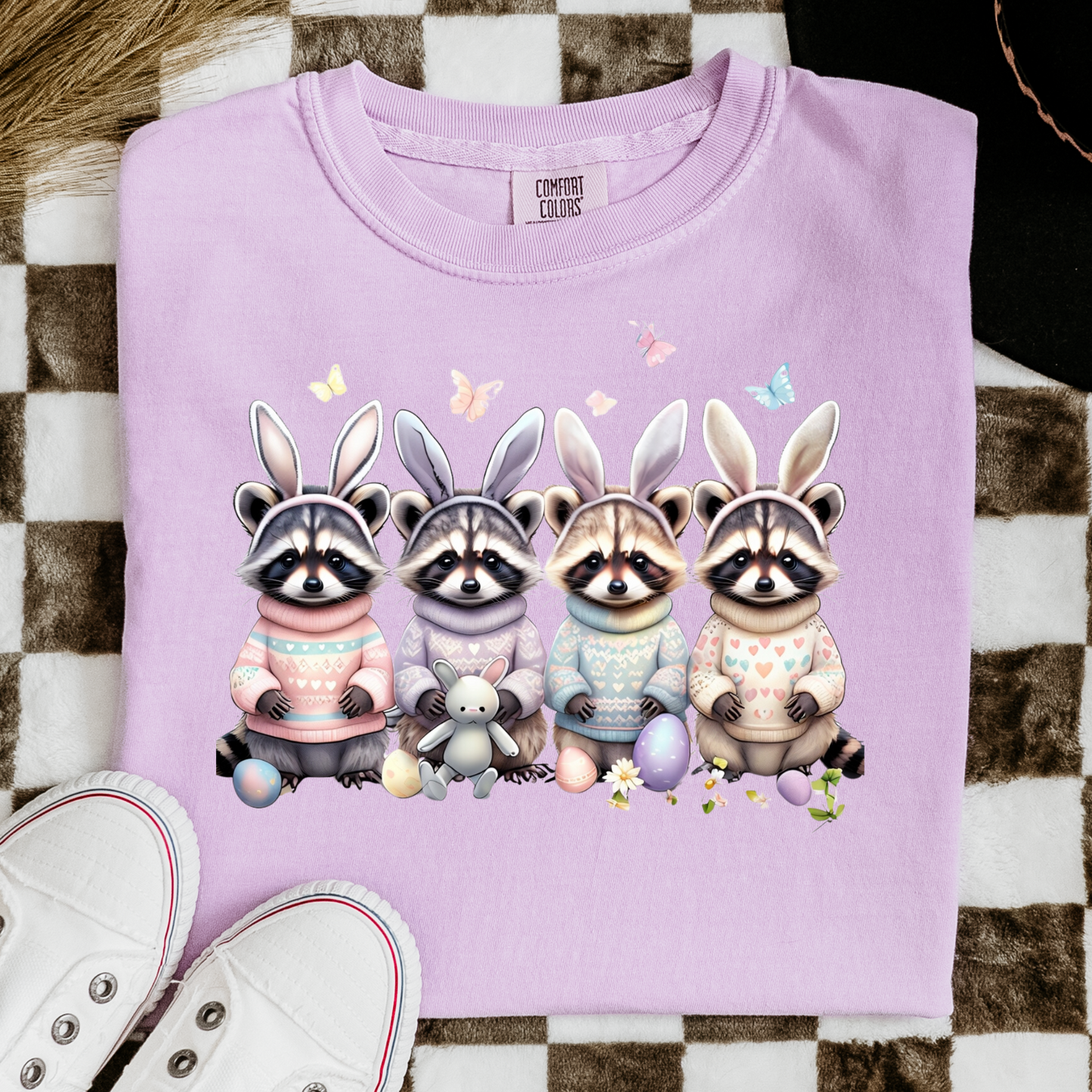 Bunny Racoons Comfort Colors Tee