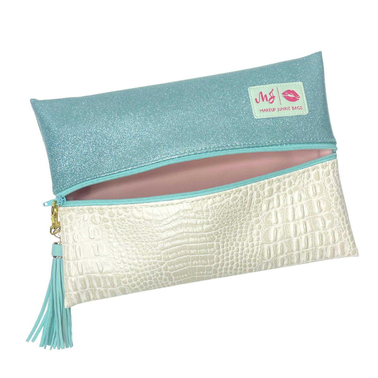 Poolside Cabana Makeup Junkie Bag