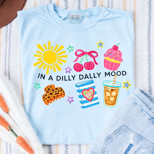 Dilly Dally Mood Comfort Colors Tee