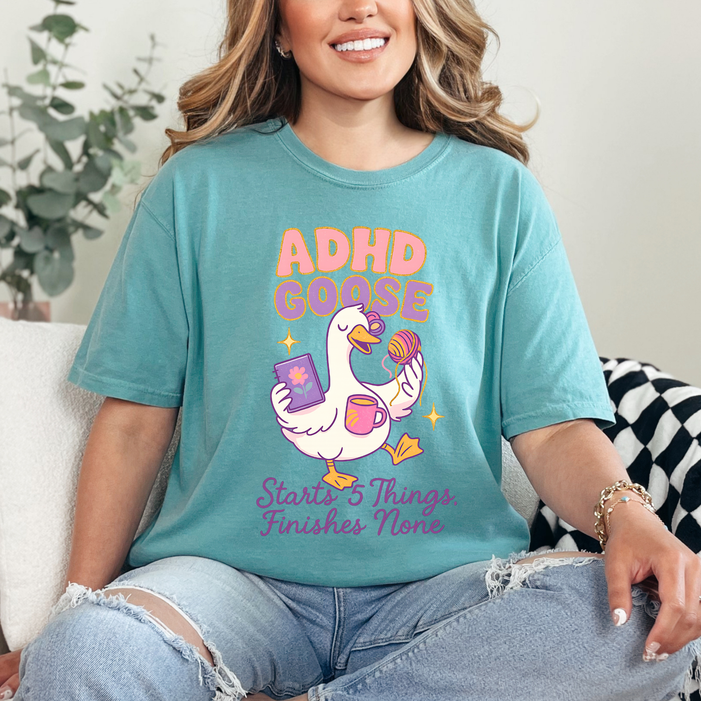 ADHD Goose Comfort Colors Tee