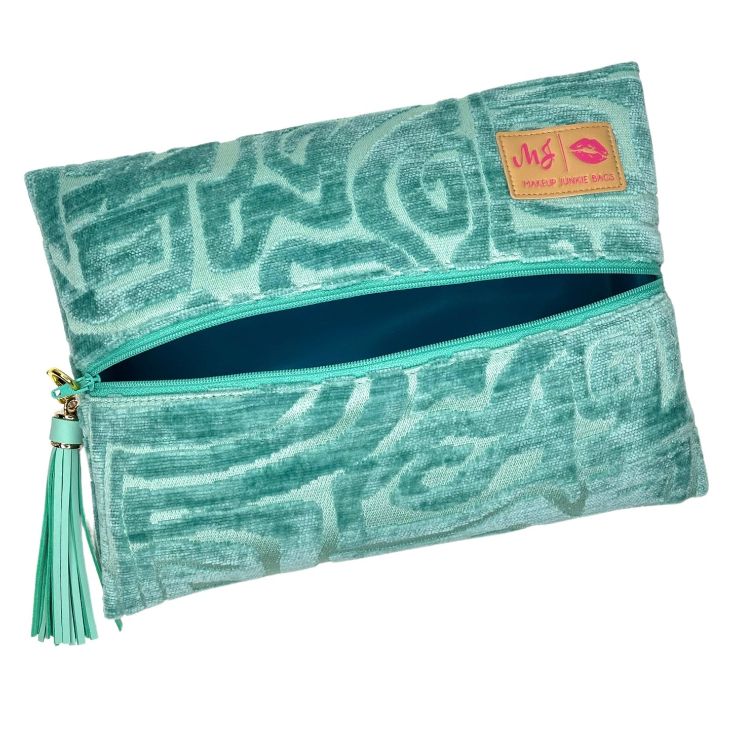 Amaze Turquoise Makeup Junkie Bag