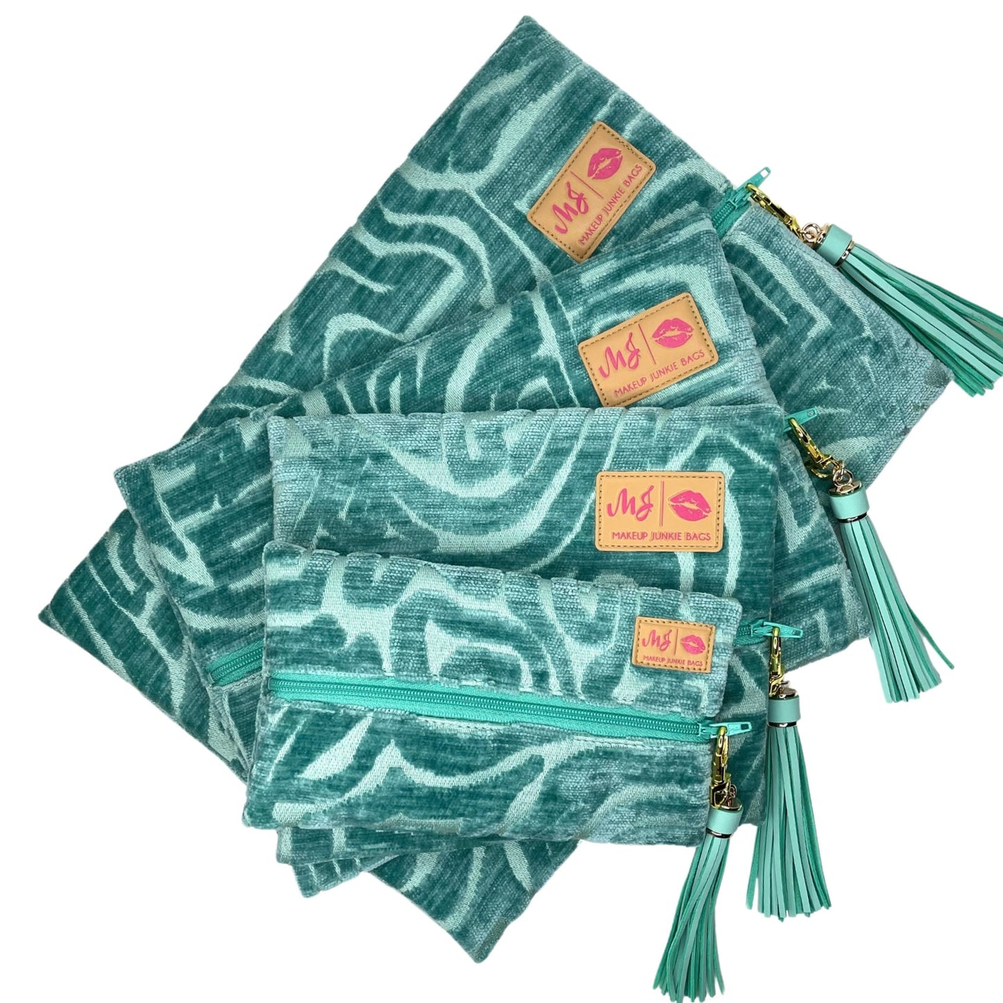 Amaze Turquoise Makeup Junkie Bag