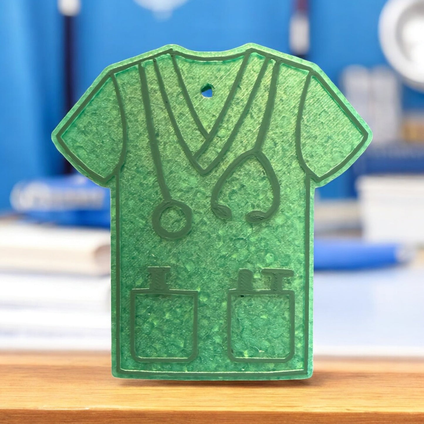 Green Scrub Top Freshie