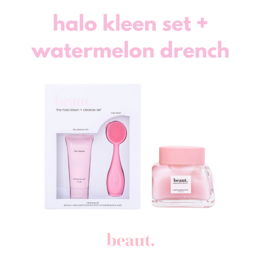 halo kleen set + watermelon drench