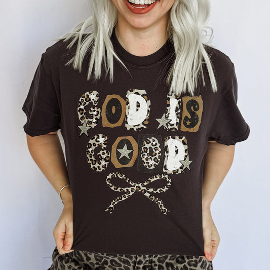 Leopard God Is Good Graphic Tee