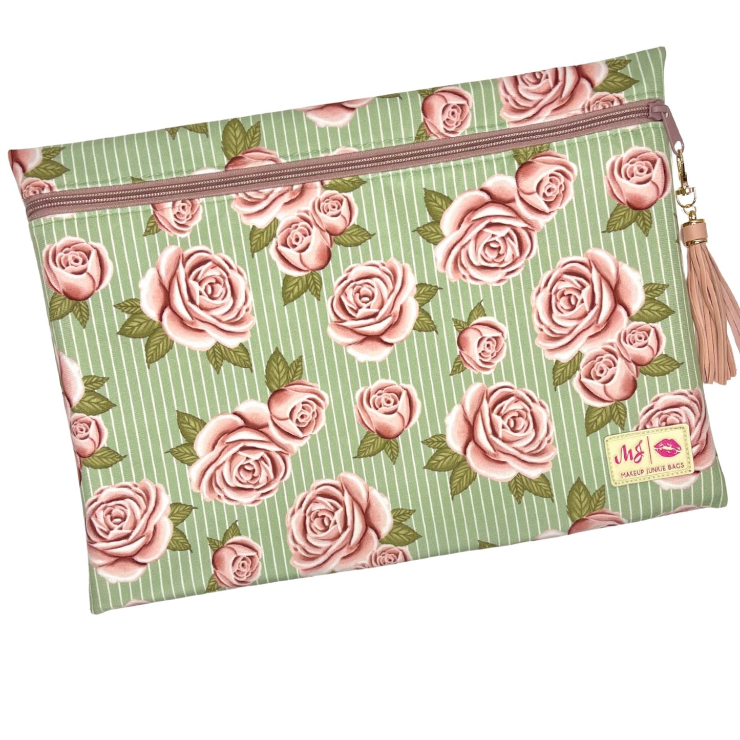 Cottage Rose Makeup Junkie Bag