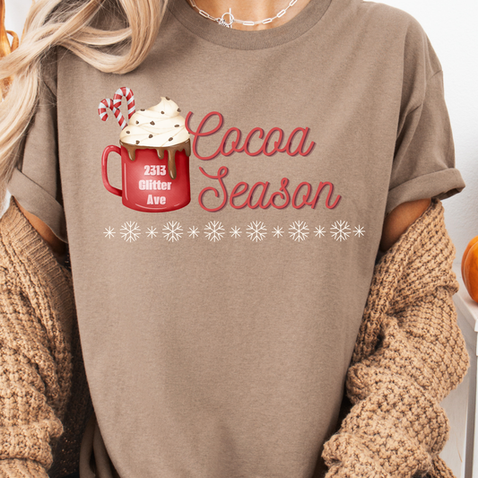 2313 Glitter Ave Cocoa Season Tee