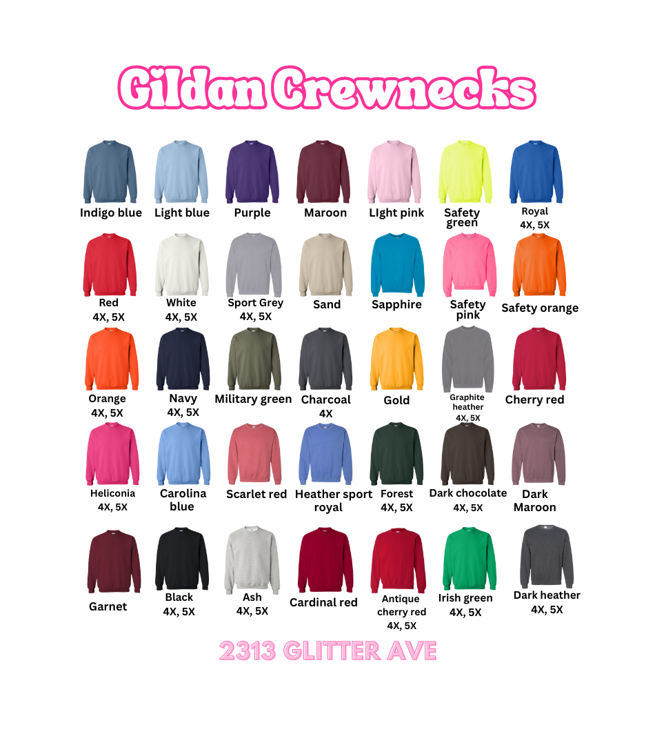 2313 Glitter Ave Gingerbread Crewneck