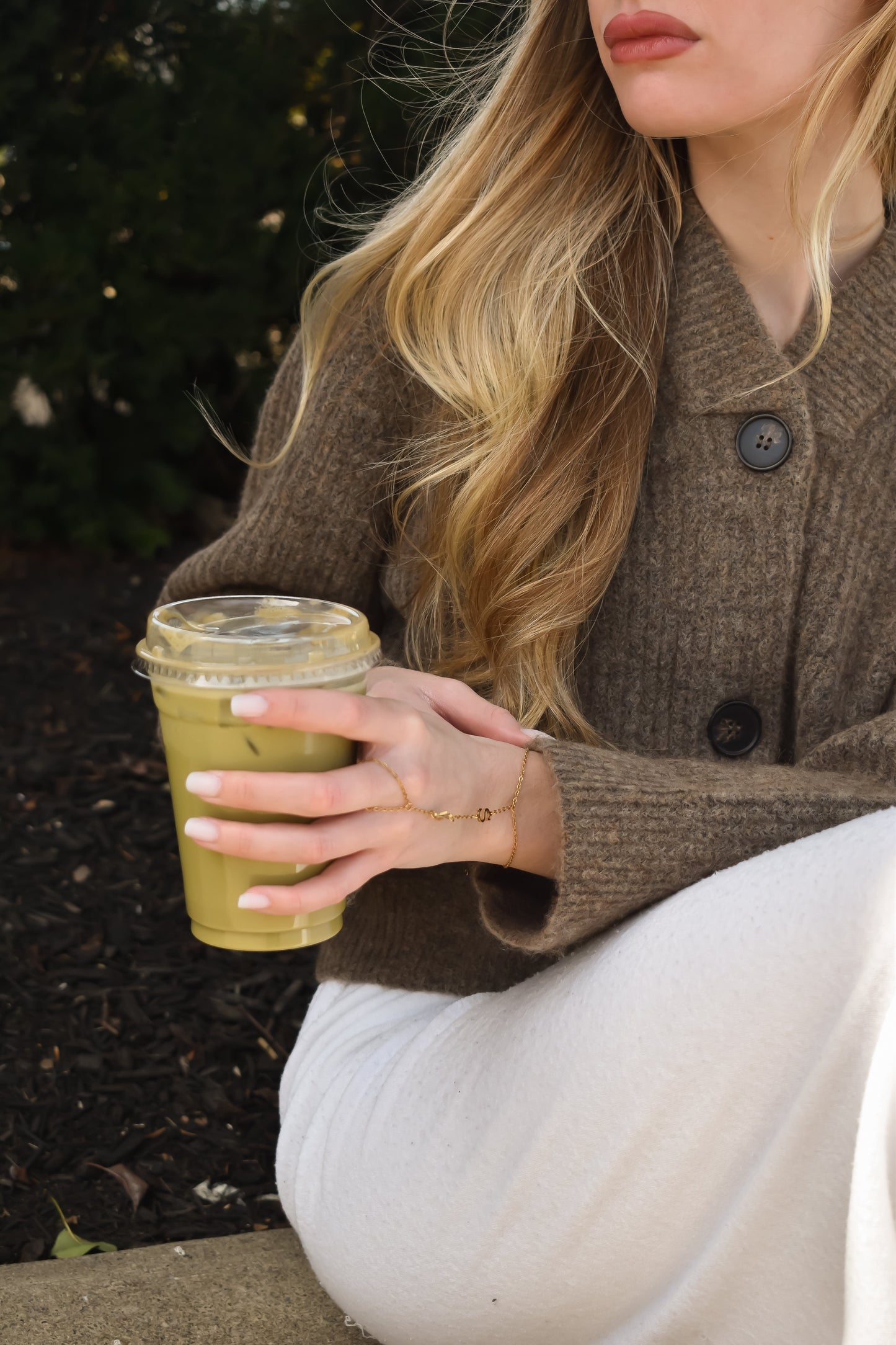 Custom Adore Initial Hand Chain - Water Resistant