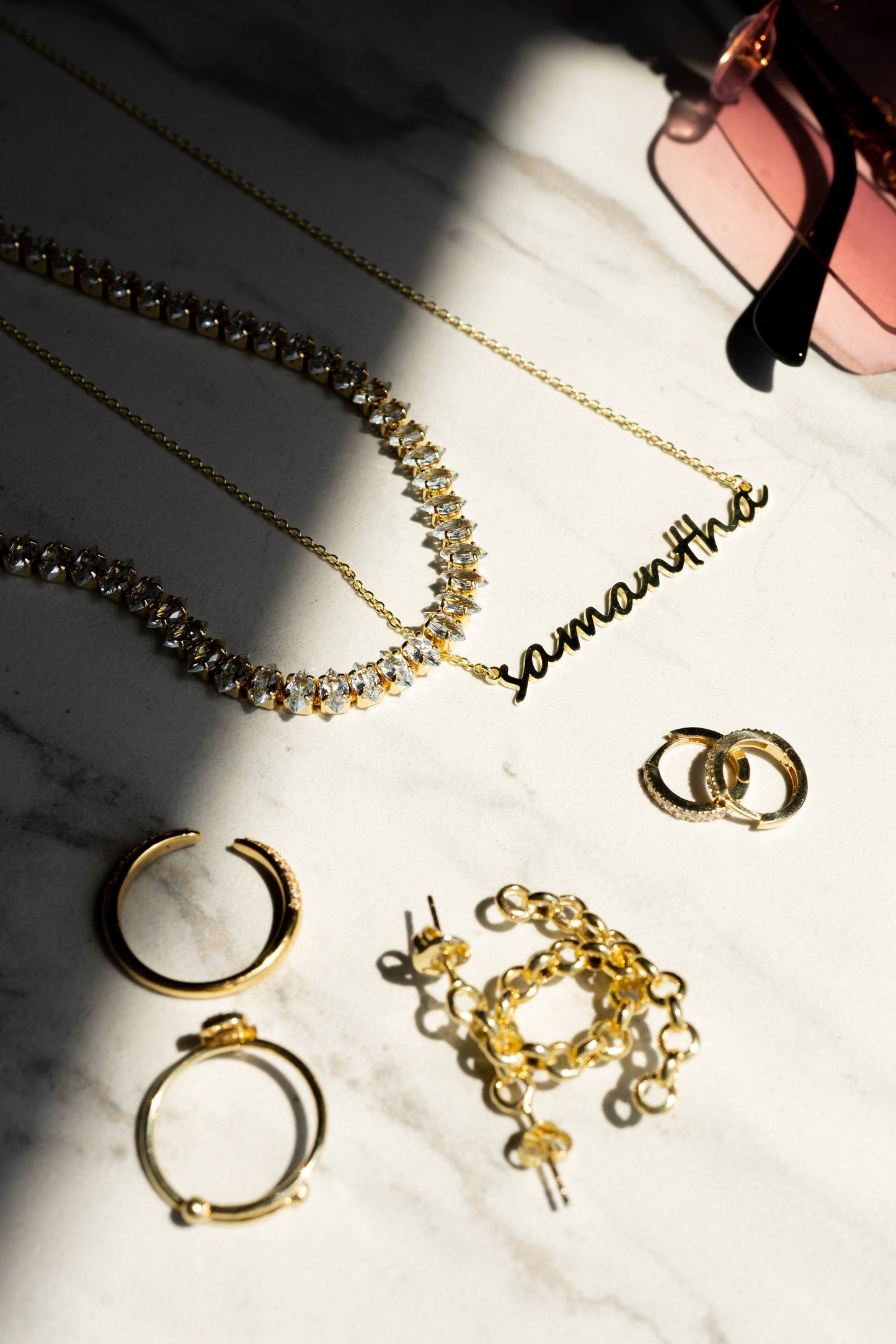 Custom Guardian Multiple Name Necklace (Water Resistant)