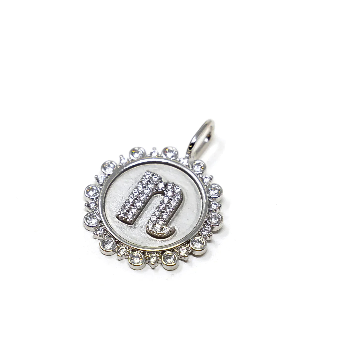 Coin Initial Charm Charms & Pendants The Sis Kiss 