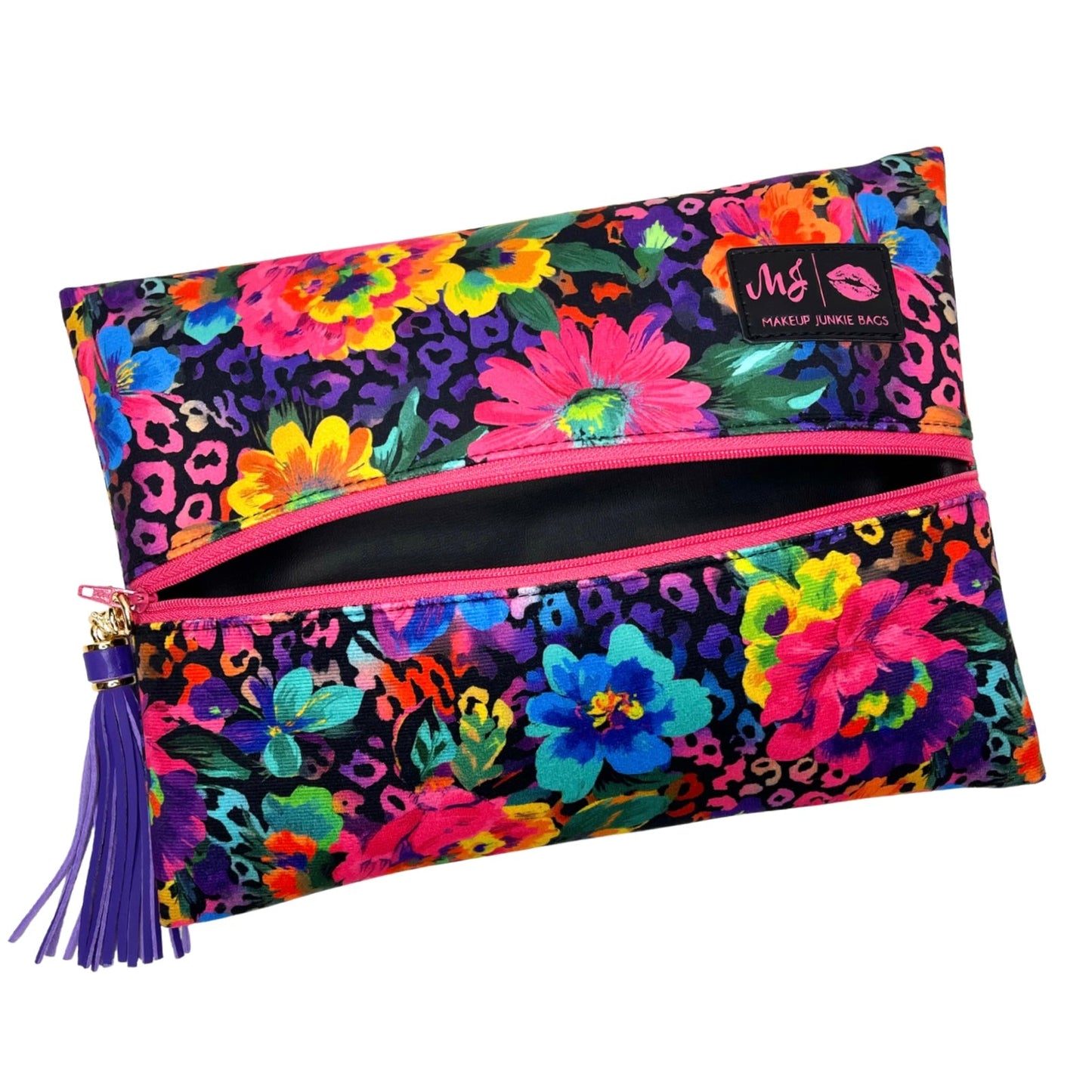 Happy Hour Flower Makeup Junkie Bag