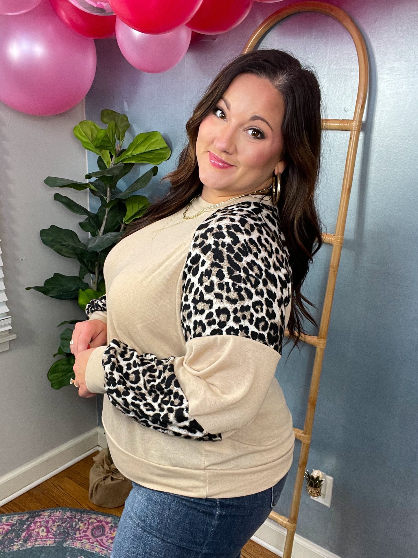 Sometime Safari Animal Print Top