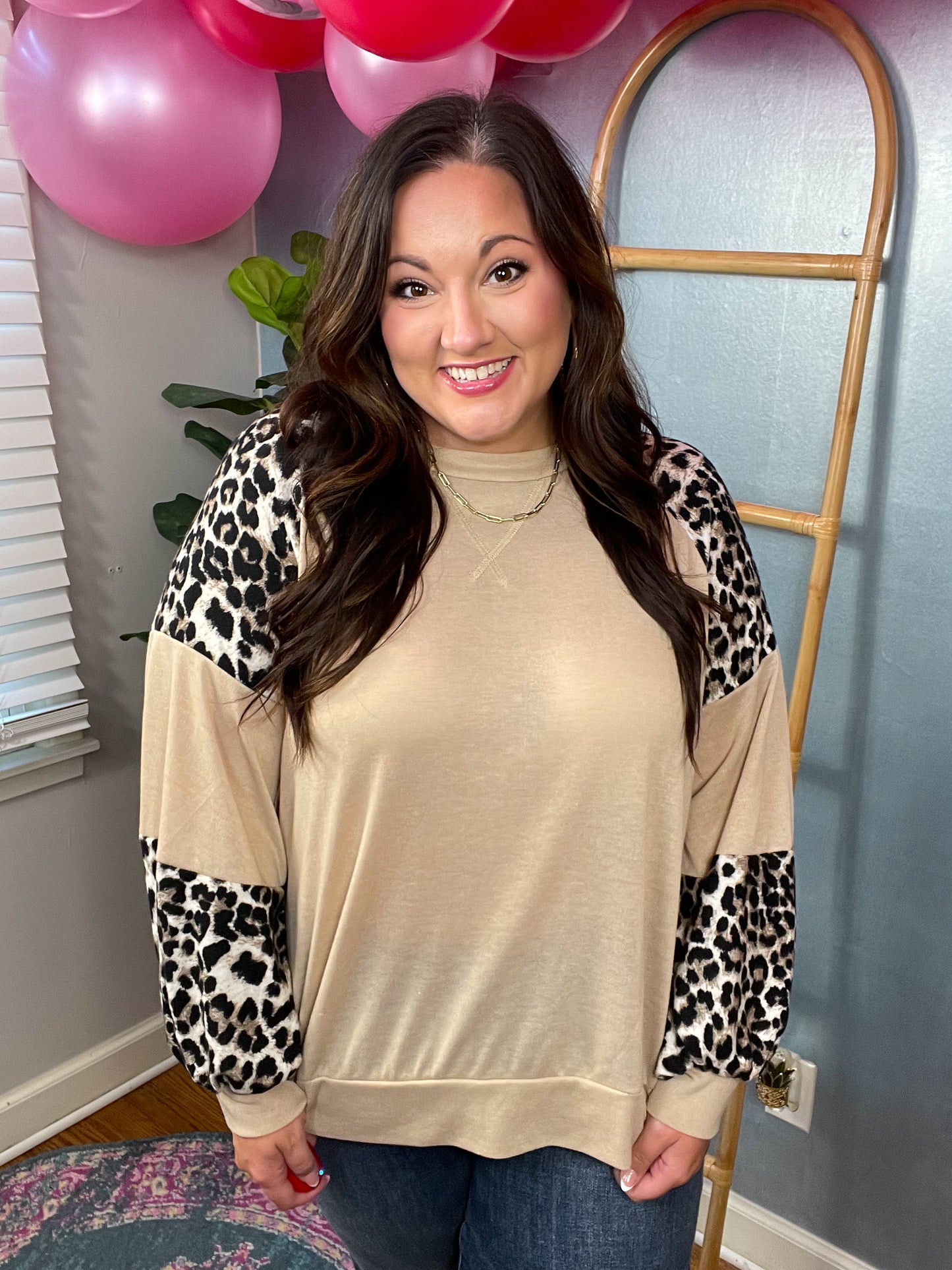 Sometime Safari Animal Print Top