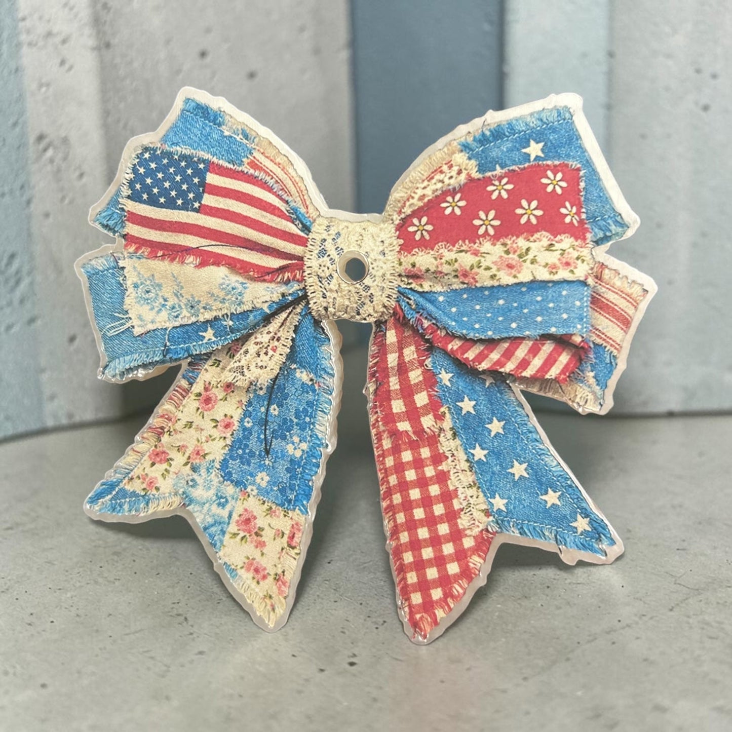PREORDER: Patchwork Bow Freshie