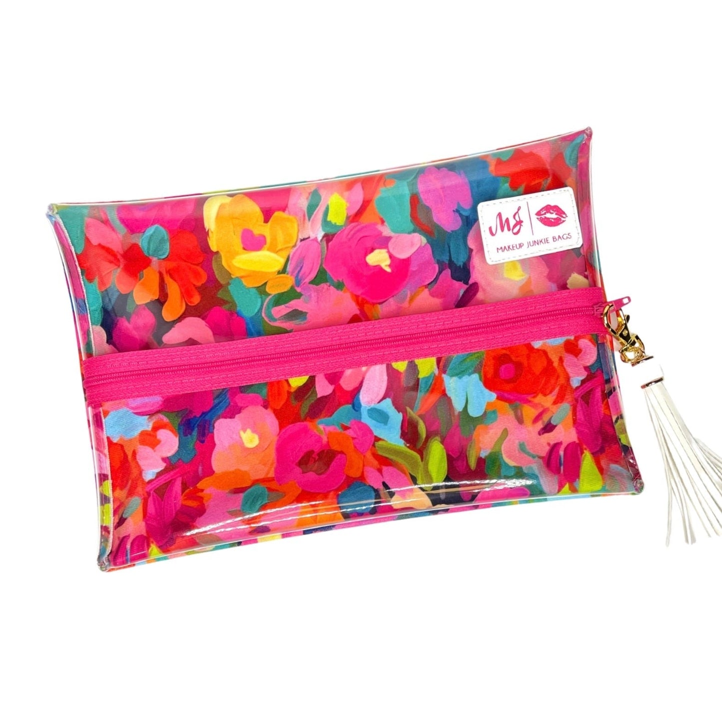 Meadow Magic Clear Top Makeup Junkie Bag