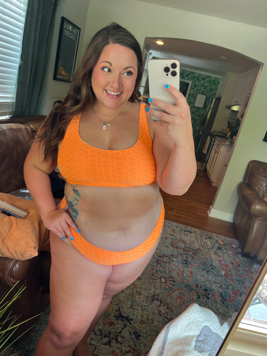 Oh So Orange Swim BOTTOMS