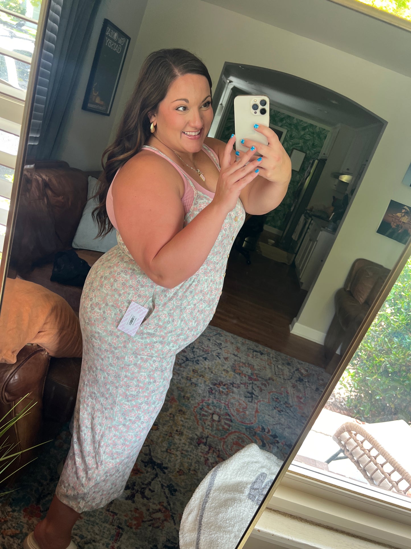 Lucky In Love Floral Jumpsuit