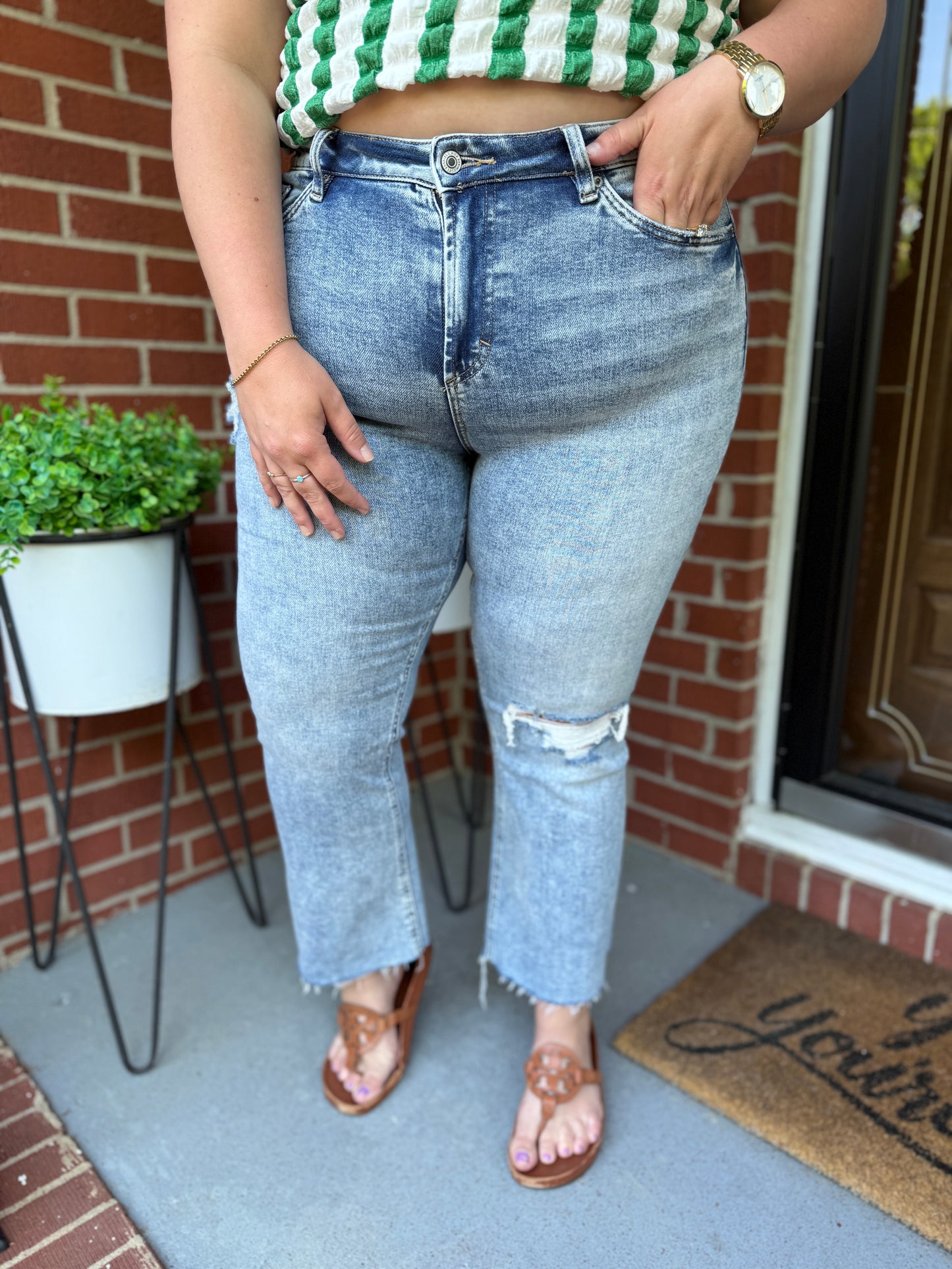 Sammy High Rise Vintage Wash Jeans
