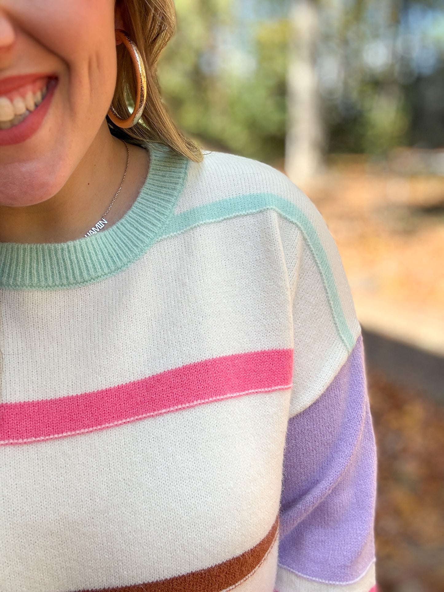 Flawless Features Striped Sweater