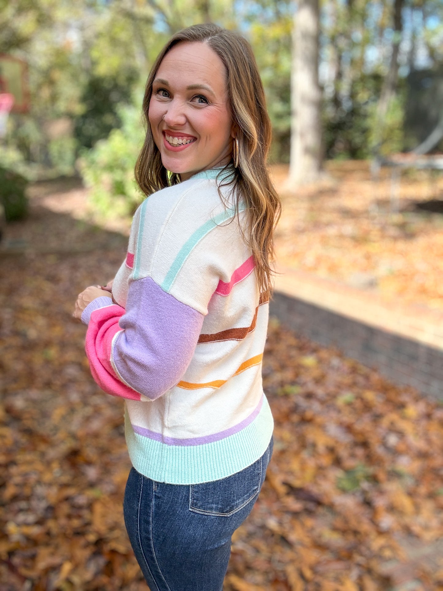 Flawless Features Striped Sweater