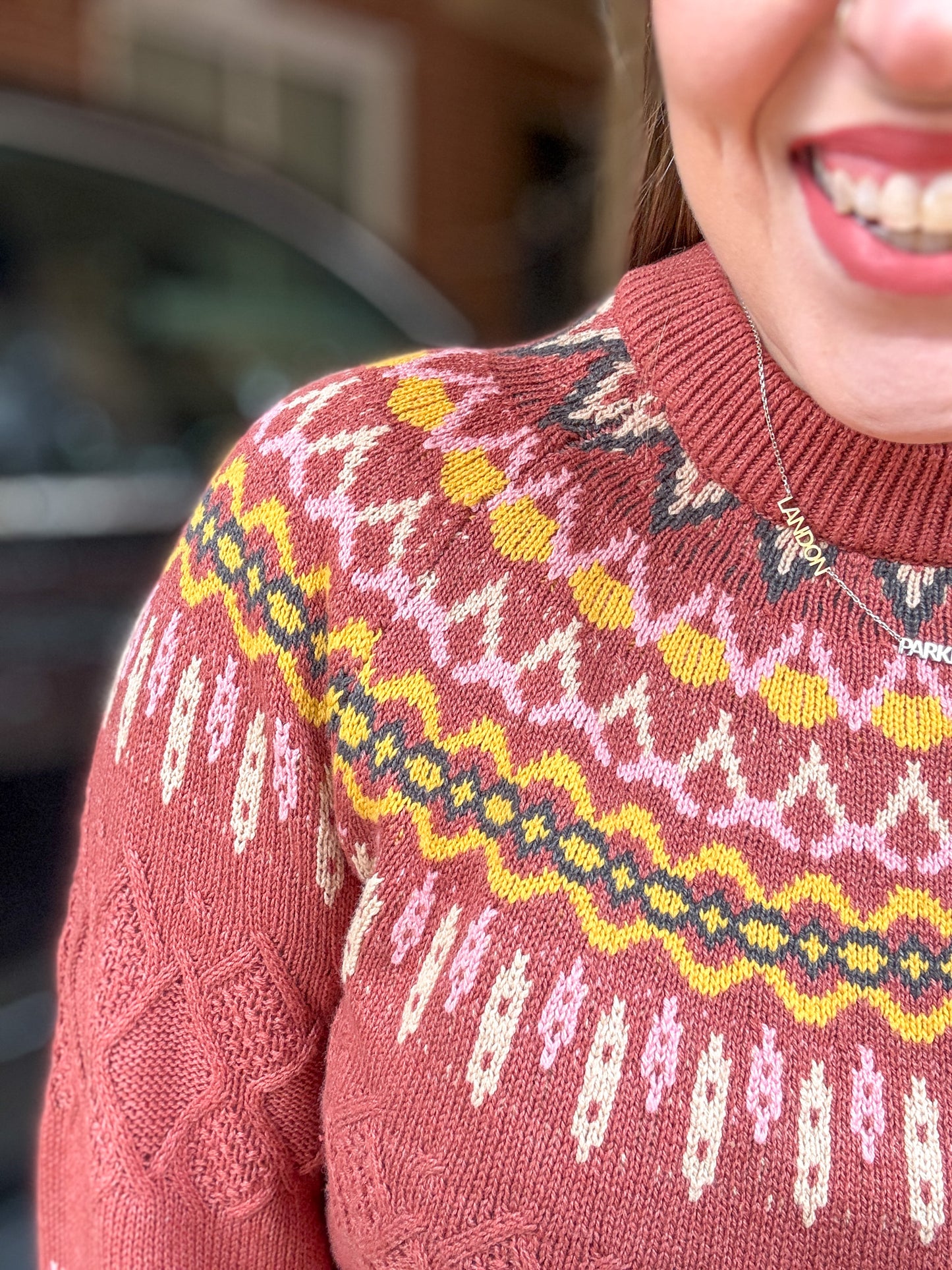 Cozy Chalet Fair Isle Sweater