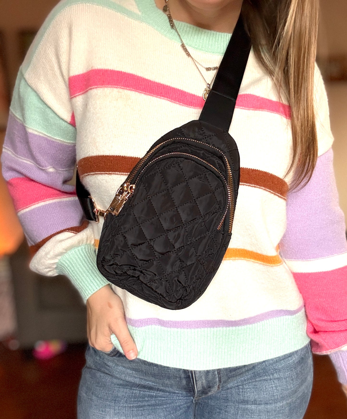 DOD Quilted Sling Bag