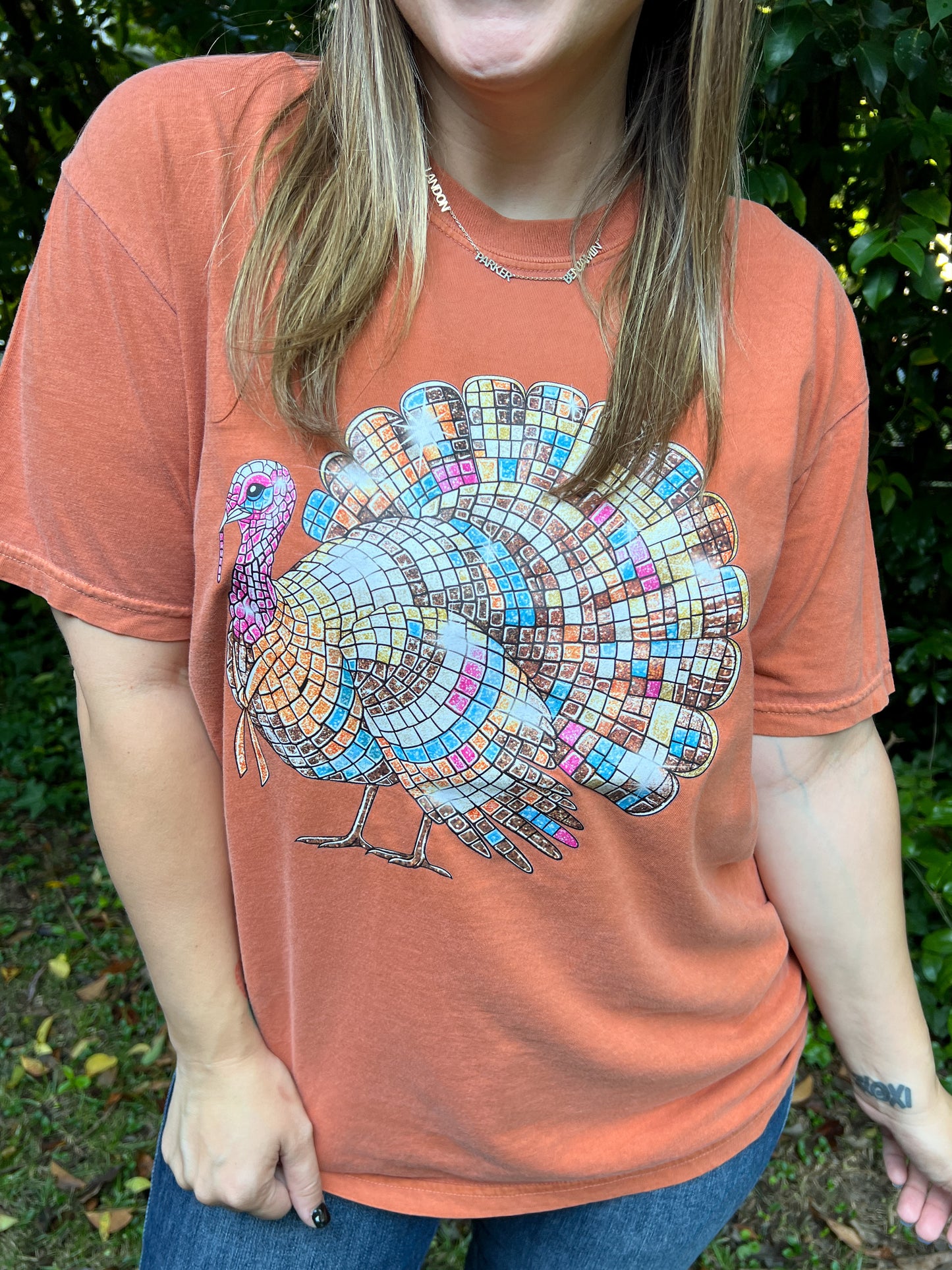 Disco Turkey Comfort Colors Tee