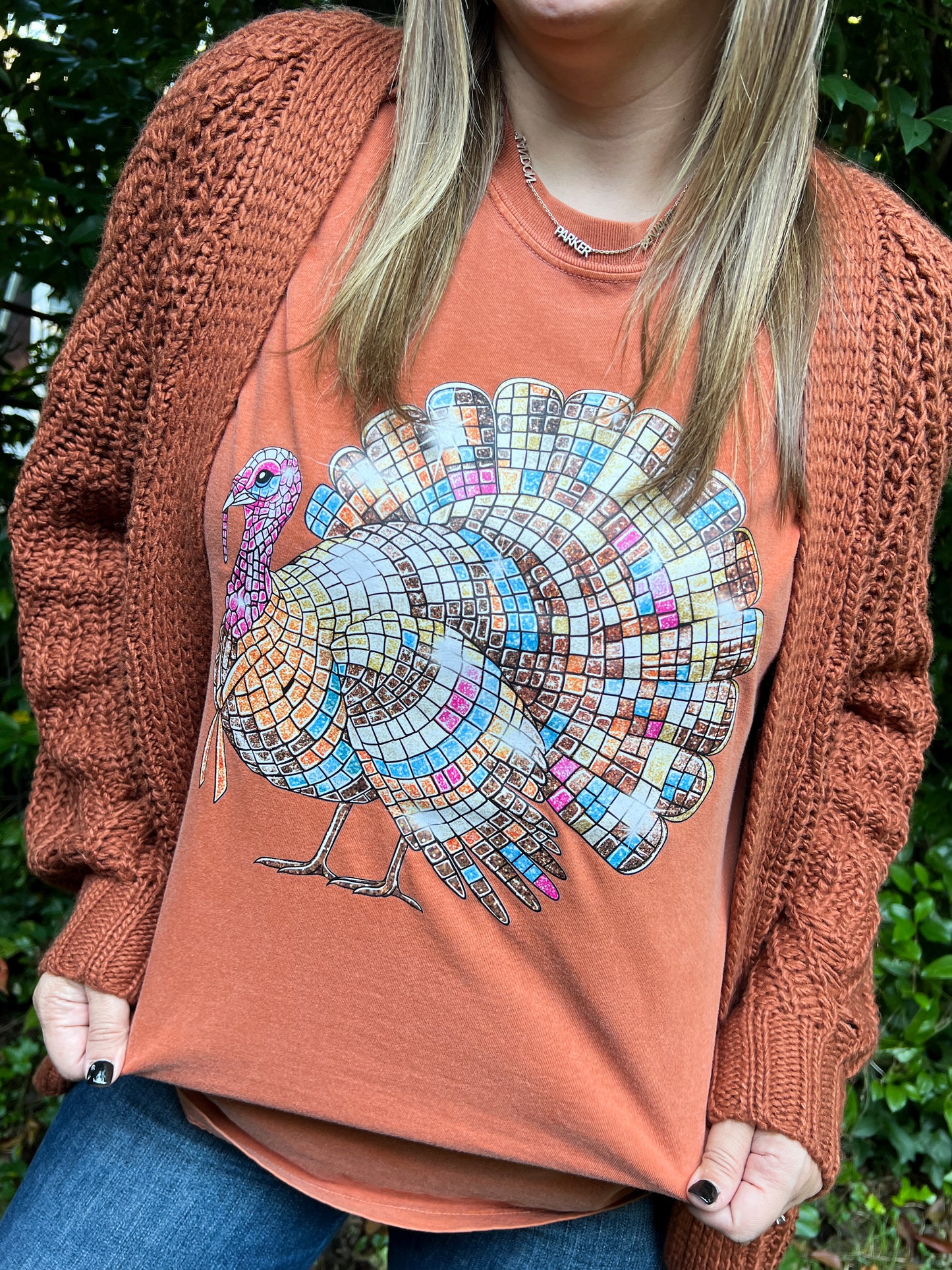 Disco Turkey Comfort Colors Tee