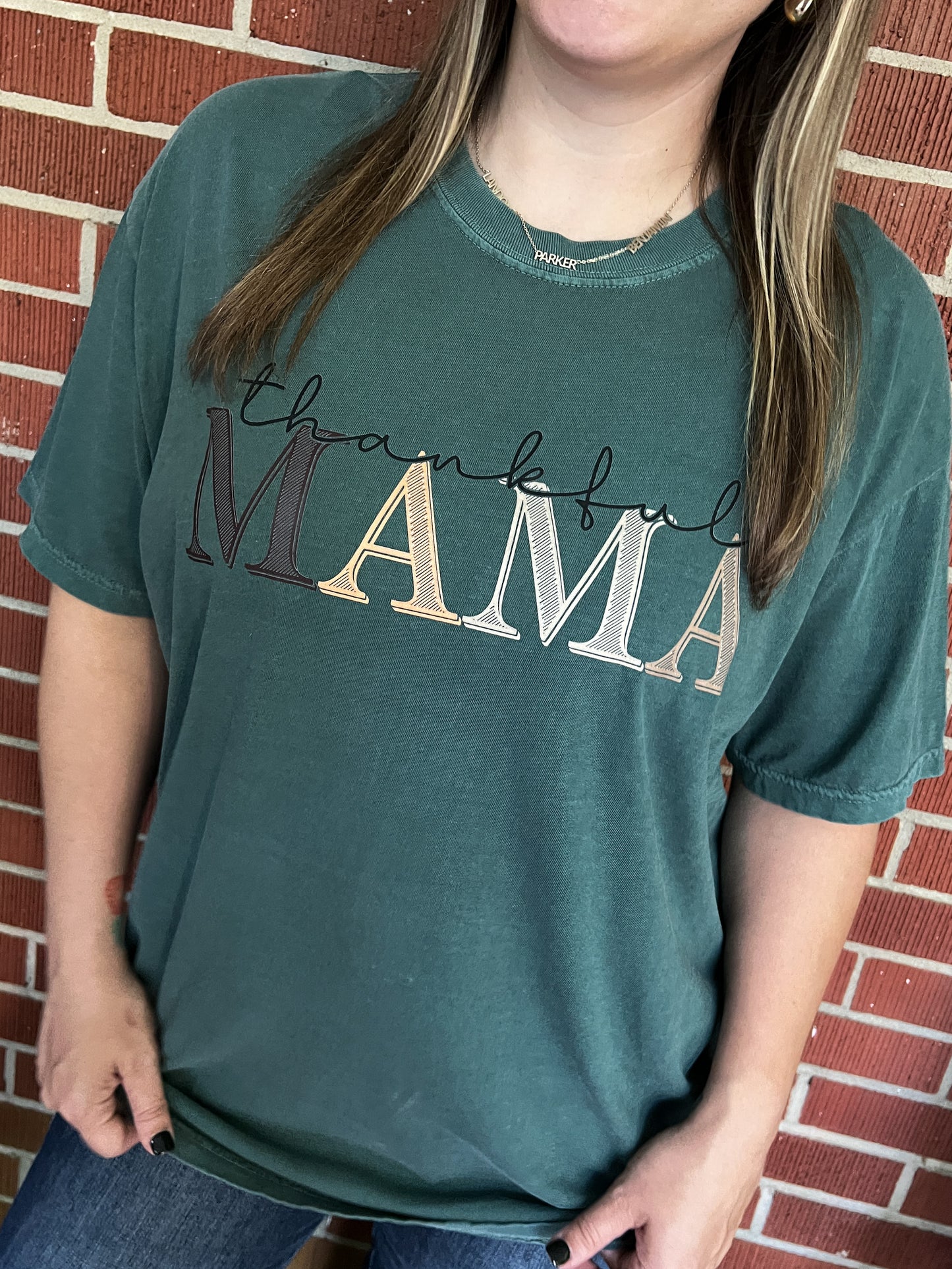 Thankful Mama Comfort Colors Tee