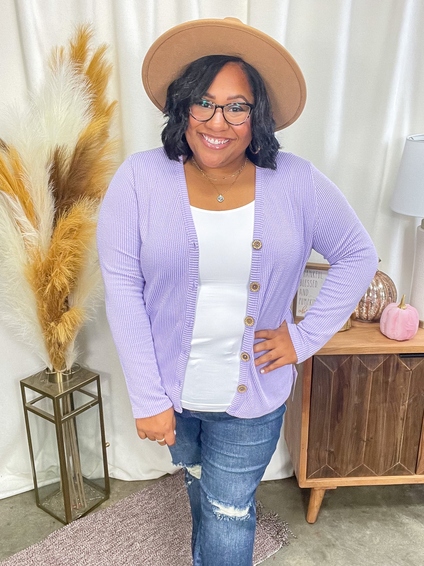 Dilly Dally Ribbed Cardigan